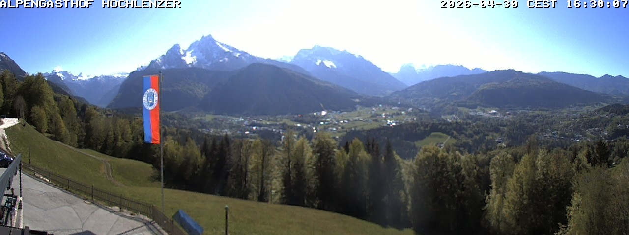 Archiv Foto Webcam Schönau am Königssee: Alpengasthof Hochlenzer
