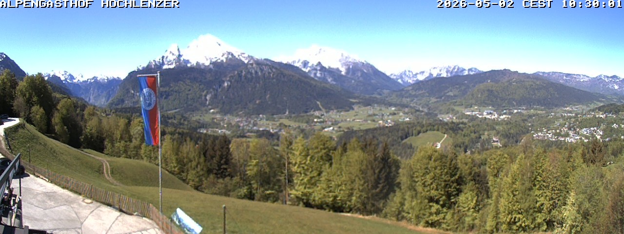Archiv Foto Webcam Schönau am Königssee: Alpengasthof Hochlenzer