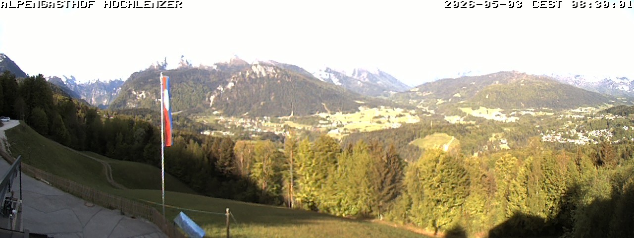 Archived image Webcam Schönau am Königssee - View Mountain Hut Hochlenzer