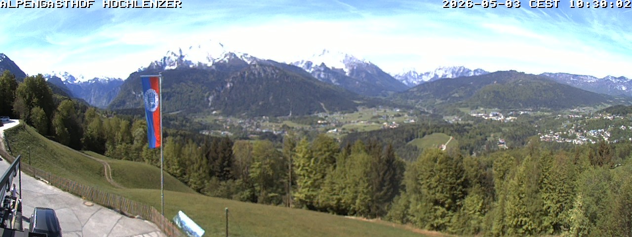 Archived image Webcam Schönau am Königssee - View Mountain Hut Hochlenzer