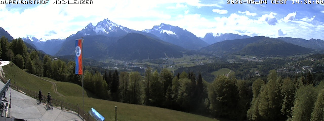 Archived image Webcam Schönau am Königssee - View Mountain Hut Hochlenzer
