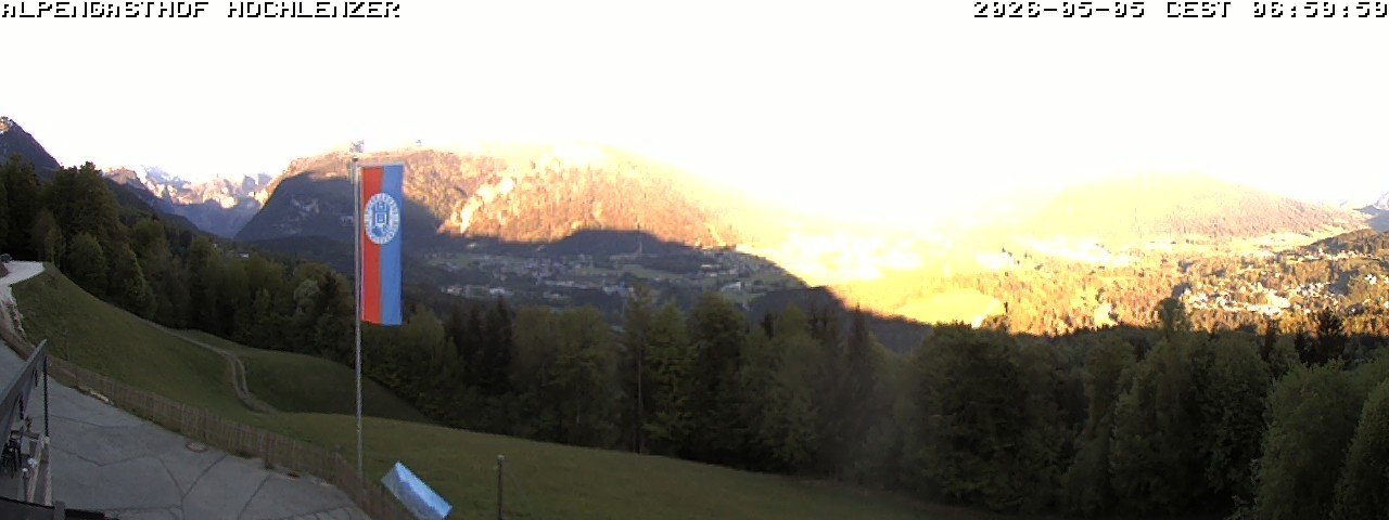 Archiv Foto Webcam Schönau am Königssee: Alpengasthof Hochlenzer