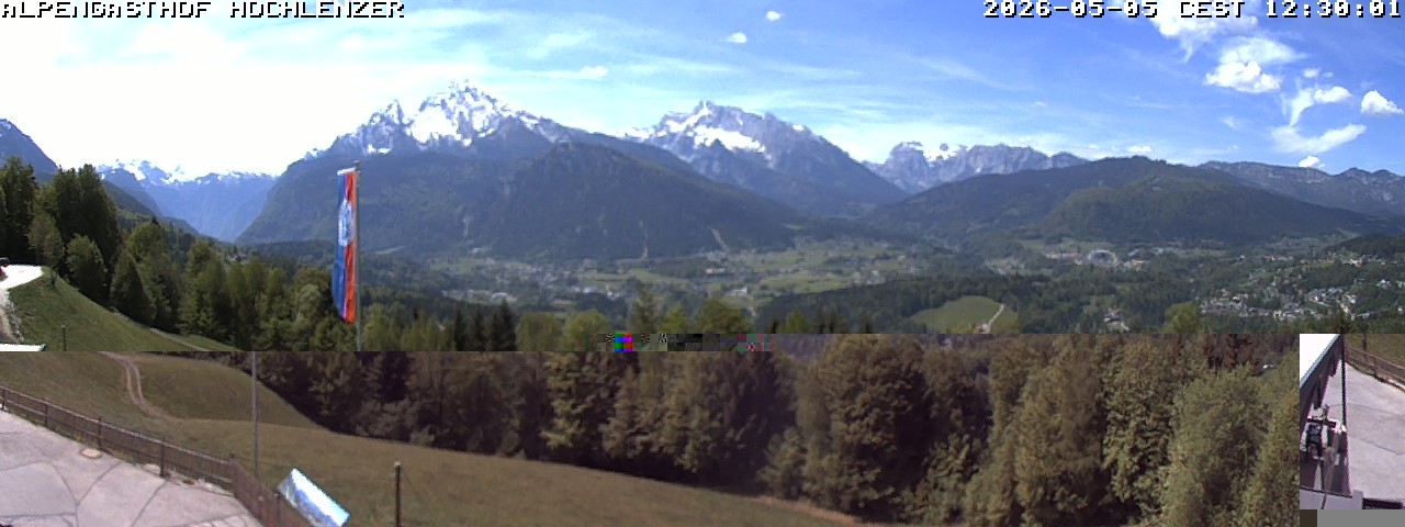 Archiv Foto Webcam Schönau am Königssee: Alpengasthof Hochlenzer