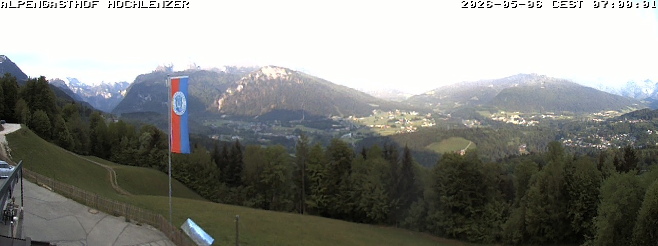 Archived image Webcam Schönau am Königssee - View Mountain Hut Hochlenzer