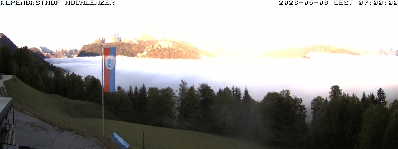 Archiv Foto Webcam Schönau am Königssee: Alpengasthof Hochlenzer