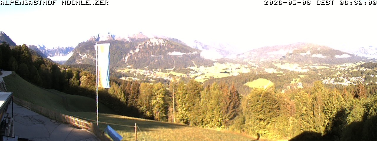 Archiv Foto Webcam Schönau am Königssee: Alpengasthof Hochlenzer