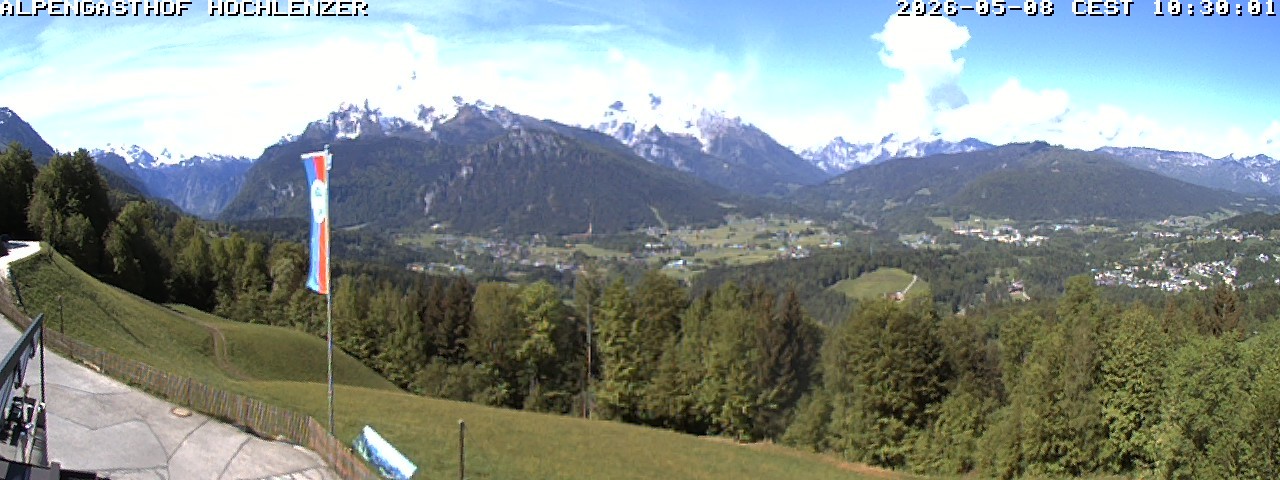 Archived image Webcam Schönau am Königssee - View Mountain Hut Hochlenzer