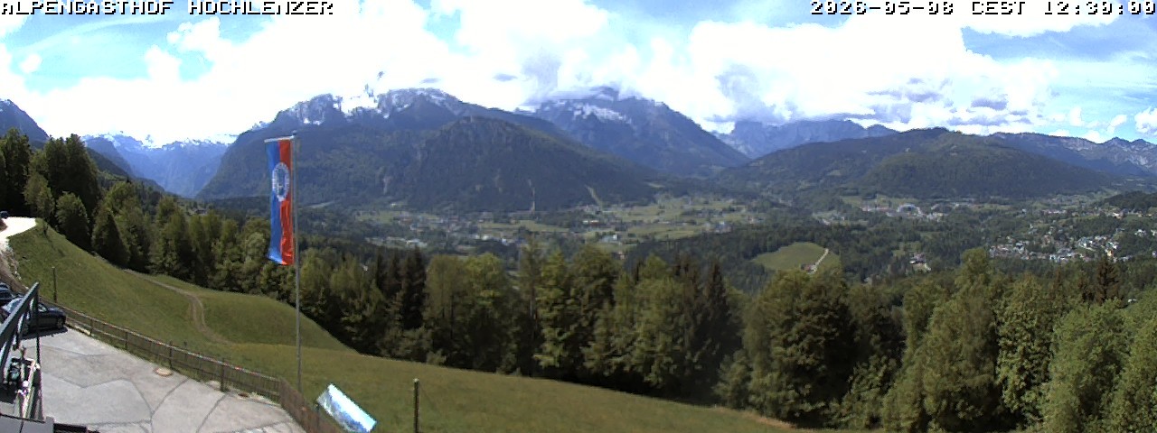 Archived image Webcam Schönau am Königssee - View Mountain Hut Hochlenzer
