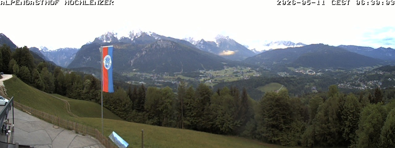 Archiv Foto Webcam Schönau am Königssee: Alpengasthof Hochlenzer