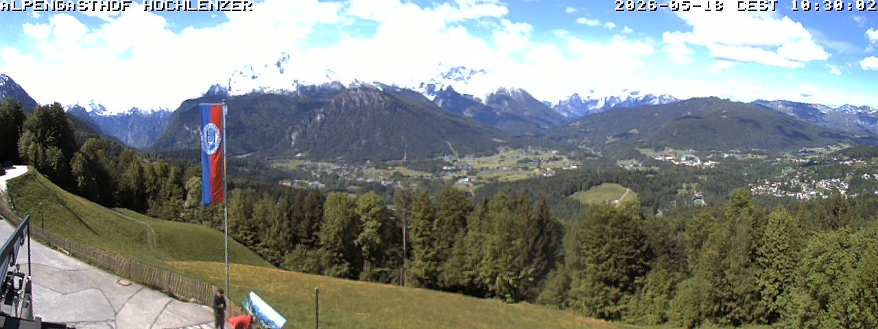 Archiv Foto Webcam Schönau am Königssee: Alpengasthof Hochlenzer