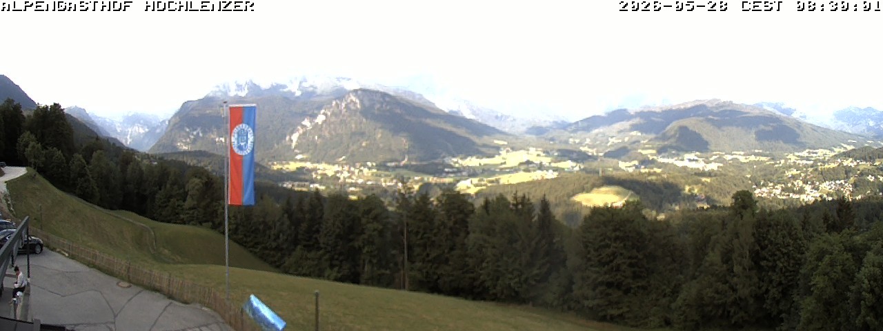 Archived image Webcam Schönau am Königssee - View Mountain Hut Hochlenzer