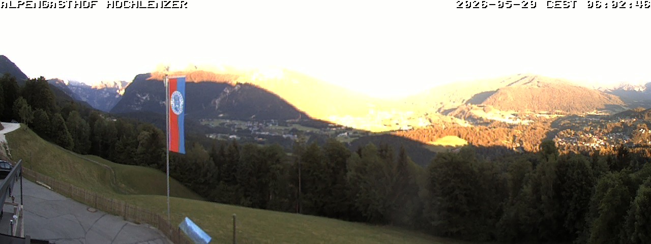 Archiv Foto Webcam Schönau am Königssee: Alpengasthof Hochlenzer