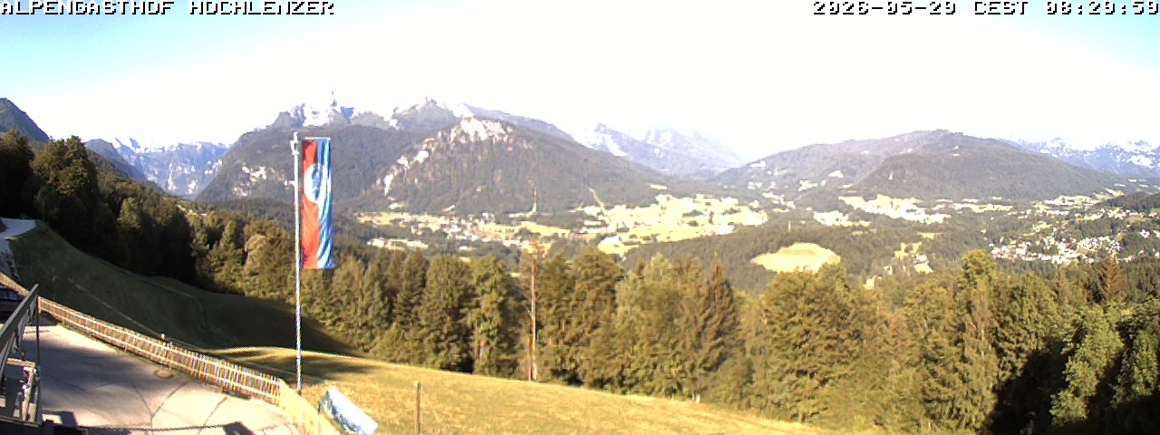 Archiv Foto Webcam Schönau am Königssee: Alpengasthof Hochlenzer