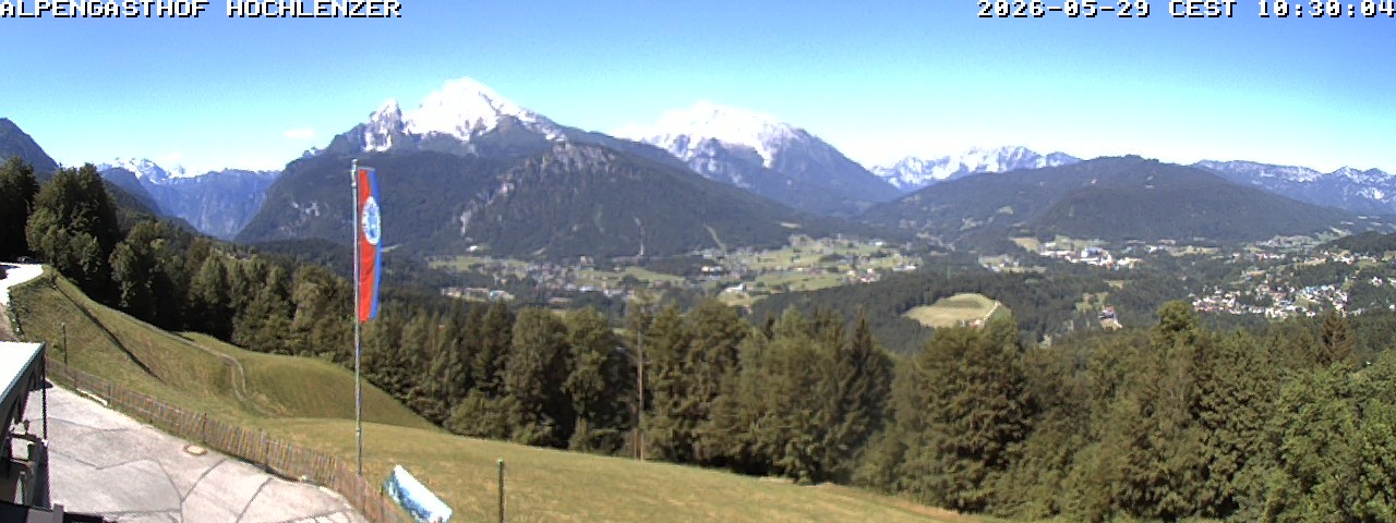 Archiv Foto Webcam Schönau am Königssee: Alpengasthof Hochlenzer