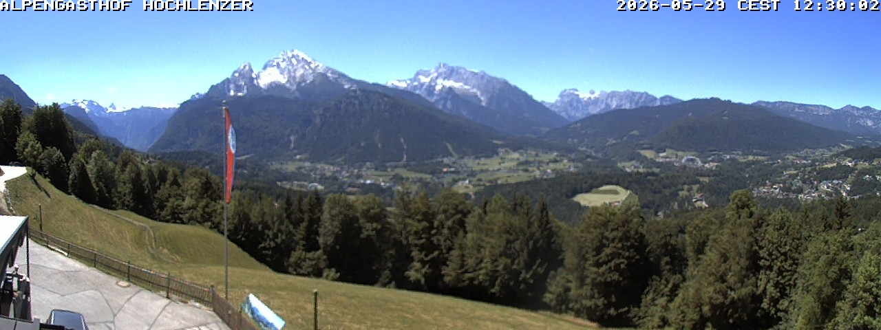 Archiv Foto Webcam Schönau am Königssee: Alpengasthof Hochlenzer