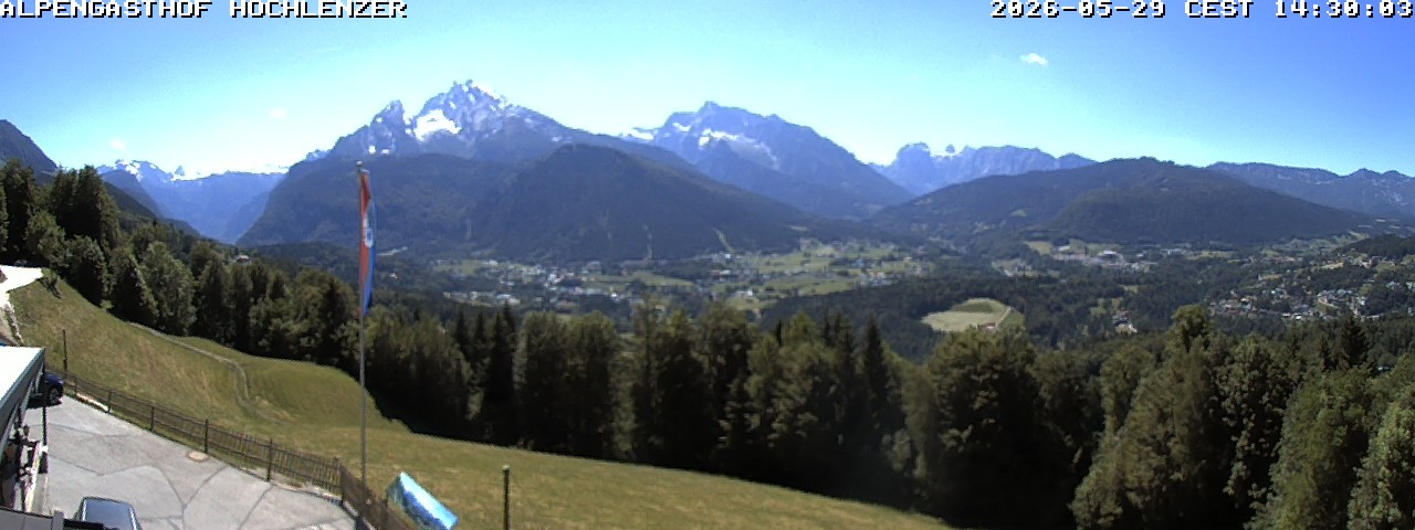Archiv Foto Webcam Schönau am Königssee: Alpengasthof Hochlenzer
