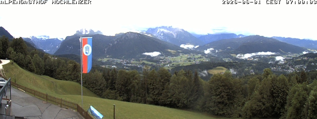 Archiv Foto Webcam Schönau am Königssee: Alpengasthof Hochlenzer