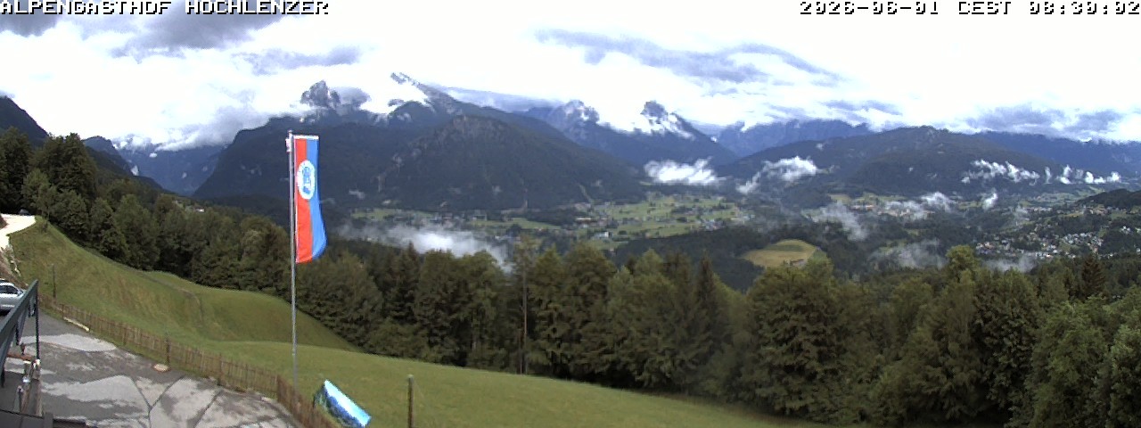Archiv Foto Webcam Schönau am Königssee: Alpengasthof Hochlenzer