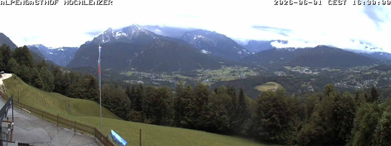 Archiv Foto Webcam Schönau am Königssee: Alpengasthof Hochlenzer