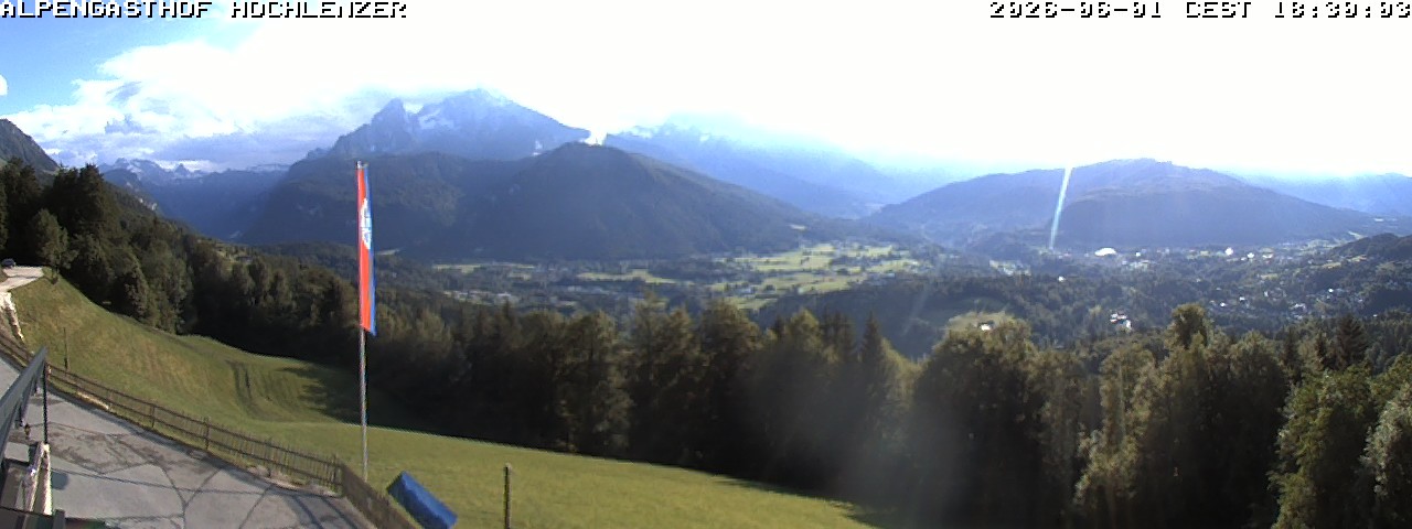 Archiv Foto Webcam Schönau am Königssee: Alpengasthof Hochlenzer