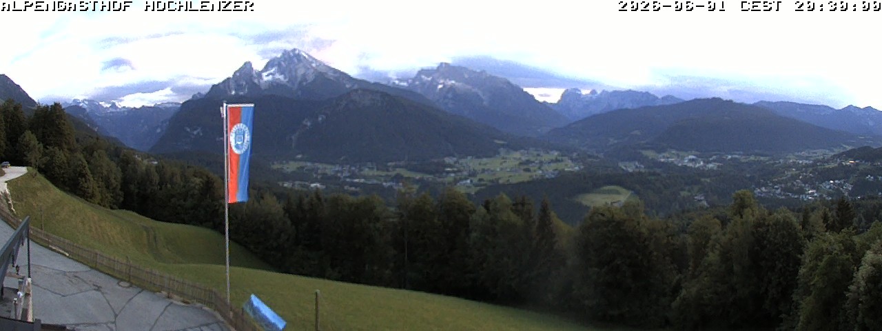 Archiv Foto Webcam Schönau am Königssee: Alpengasthof Hochlenzer