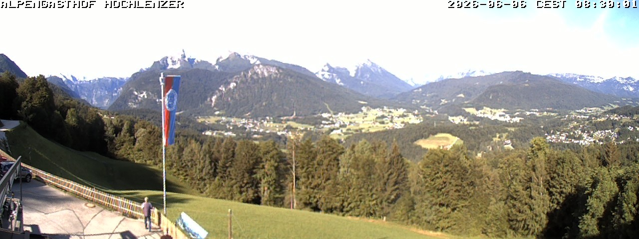 Archiv Foto Webcam Schönau am Königssee: Alpengasthof Hochlenzer