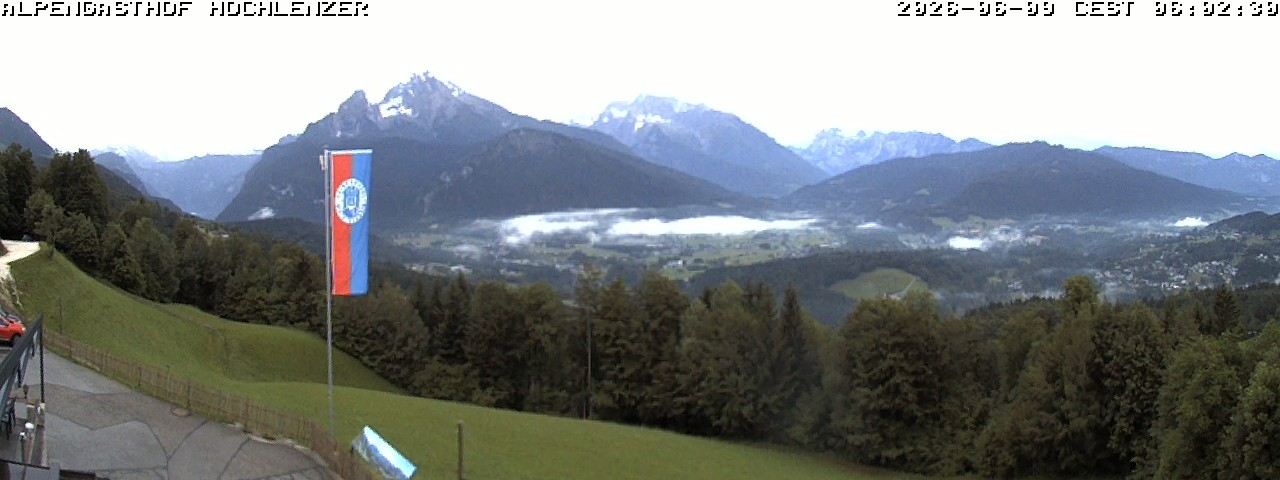 Archiv Foto Webcam Schönau am Königssee: Alpengasthof Hochlenzer