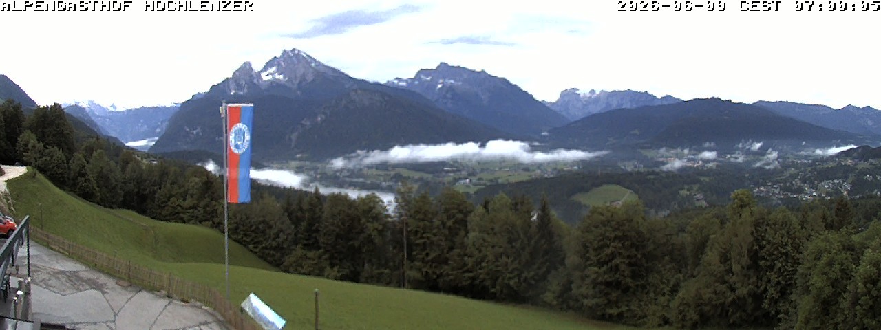 Archiv Foto Webcam Schönau am Königssee: Alpengasthof Hochlenzer