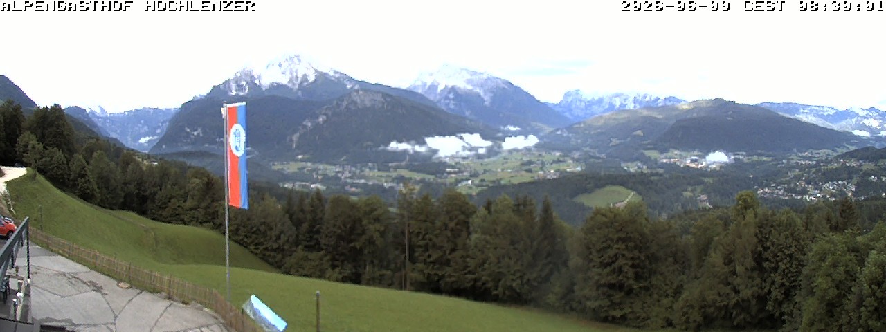 Archiv Foto Webcam Schönau am Königssee: Alpengasthof Hochlenzer