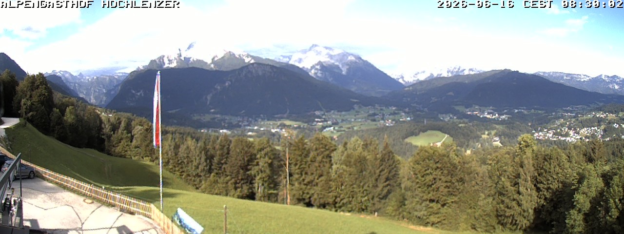 Archiv Foto Webcam Schönau am Königssee: Alpengasthof Hochlenzer