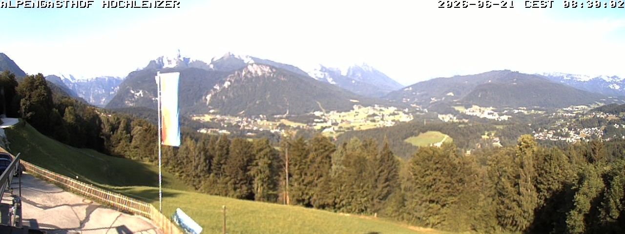 Archiv Foto Webcam Schönau am Königssee: Alpengasthof Hochlenzer