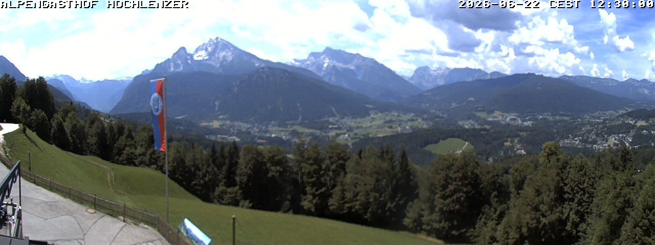 Archiv Foto Webcam Schönau am Königssee: Alpengasthof Hochlenzer