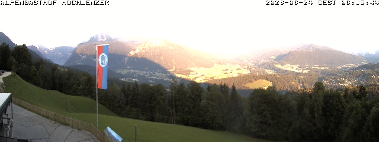 Archiv Foto Webcam Schönau am Königssee: Alpengasthof Hochlenzer