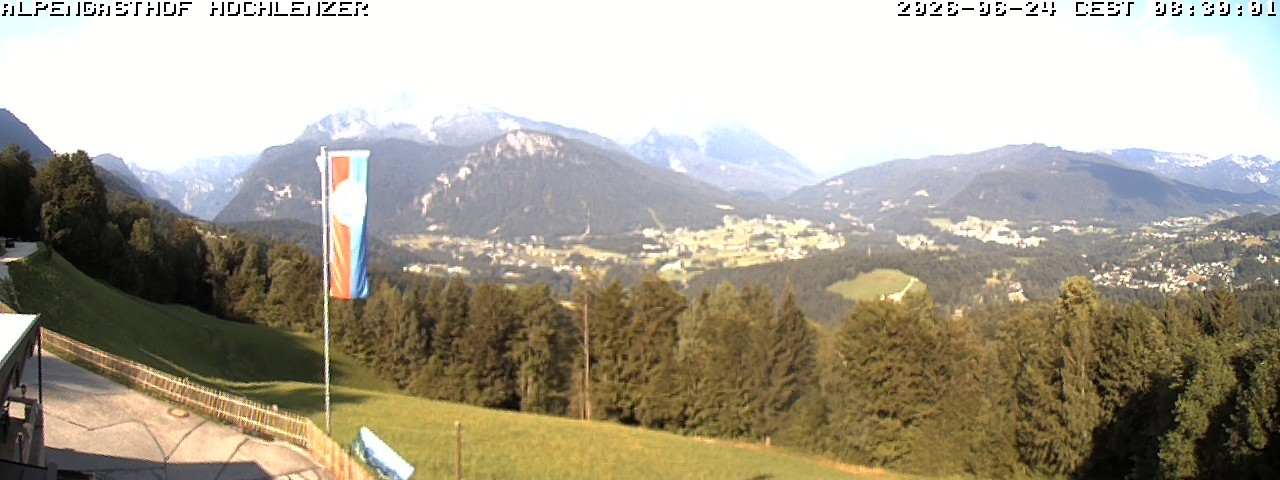Archiv Foto Webcam Schönau am Königssee: Alpengasthof Hochlenzer