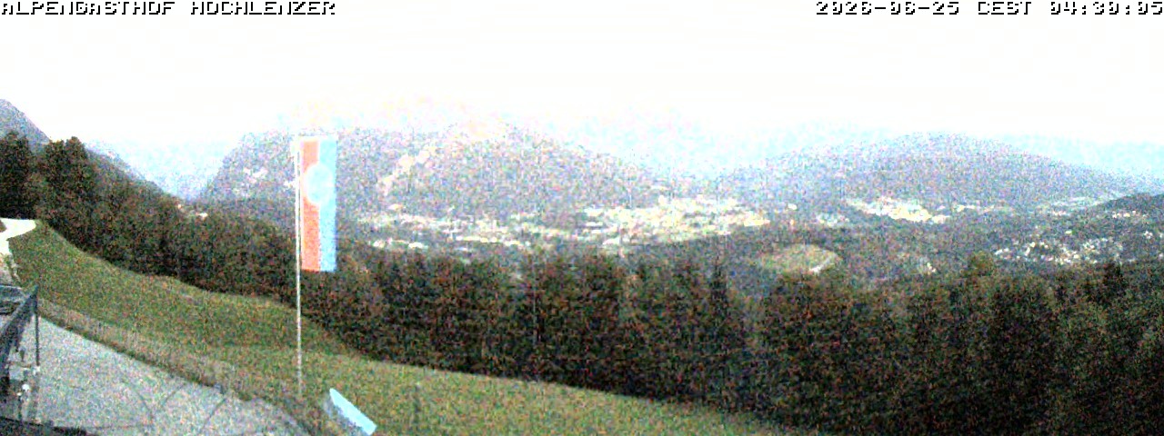 Archived image Webcam Schönau am Königssee - View Mountain Hut Hochlenzer