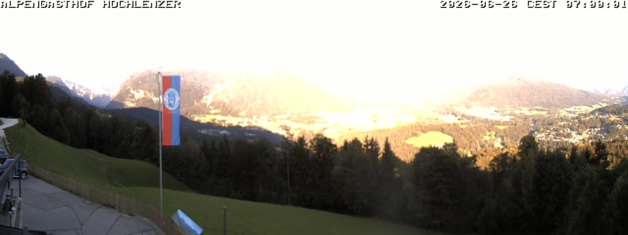 Archiv Foto Webcam Schönau am Königssee: Alpengasthof Hochlenzer