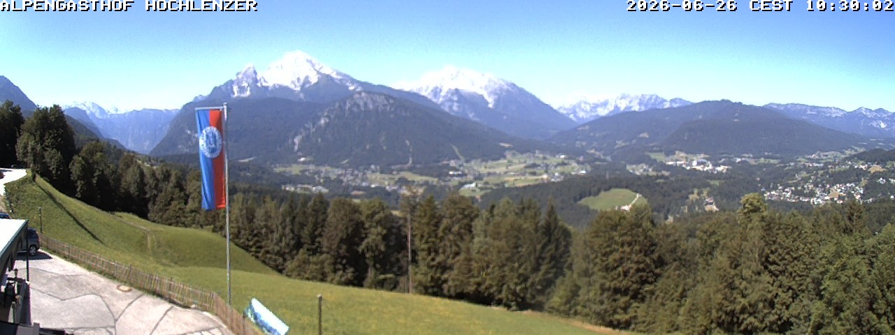 Archiv Foto Webcam Schönau am Königssee: Alpengasthof Hochlenzer