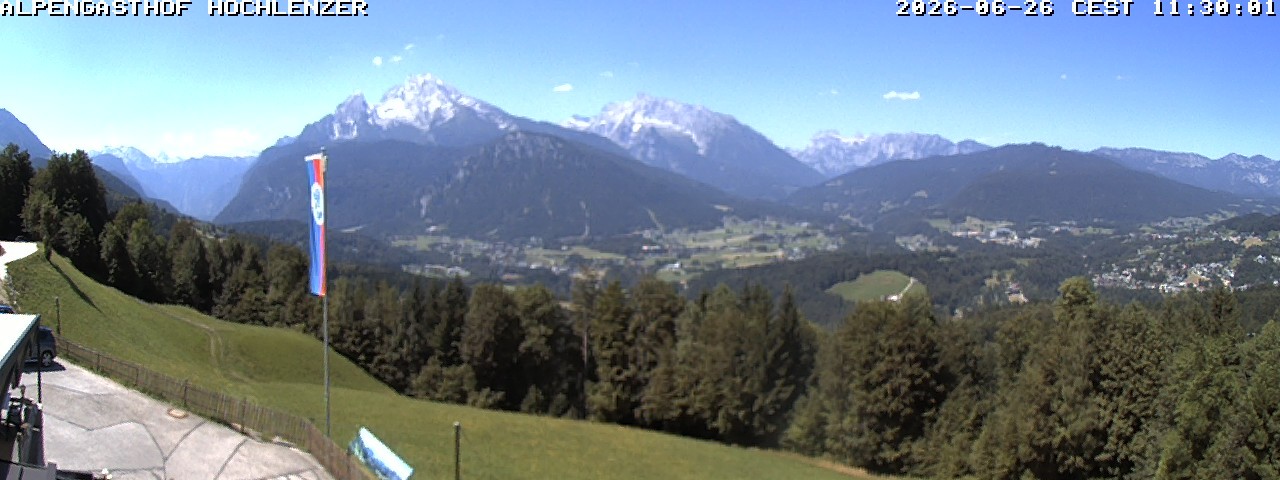Archiv Foto Webcam Schönau am Königssee: Alpengasthof Hochlenzer