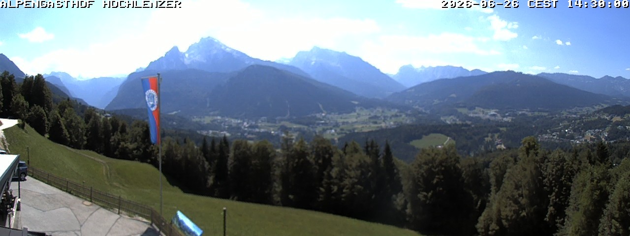 Archiv Foto Webcam Schönau am Königssee: Alpengasthof Hochlenzer