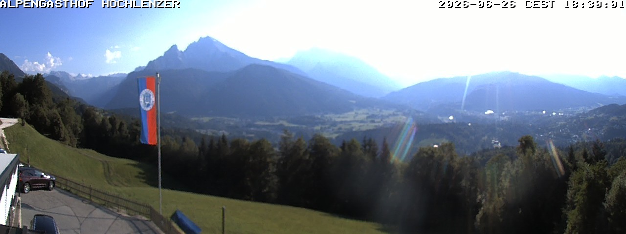Archiv Foto Webcam Schönau am Königssee: Alpengasthof Hochlenzer