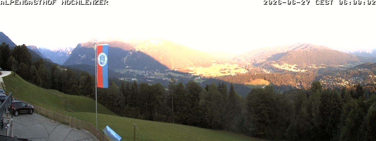 Archiv Foto Webcam Schönau am Königssee: Alpengasthof Hochlenzer