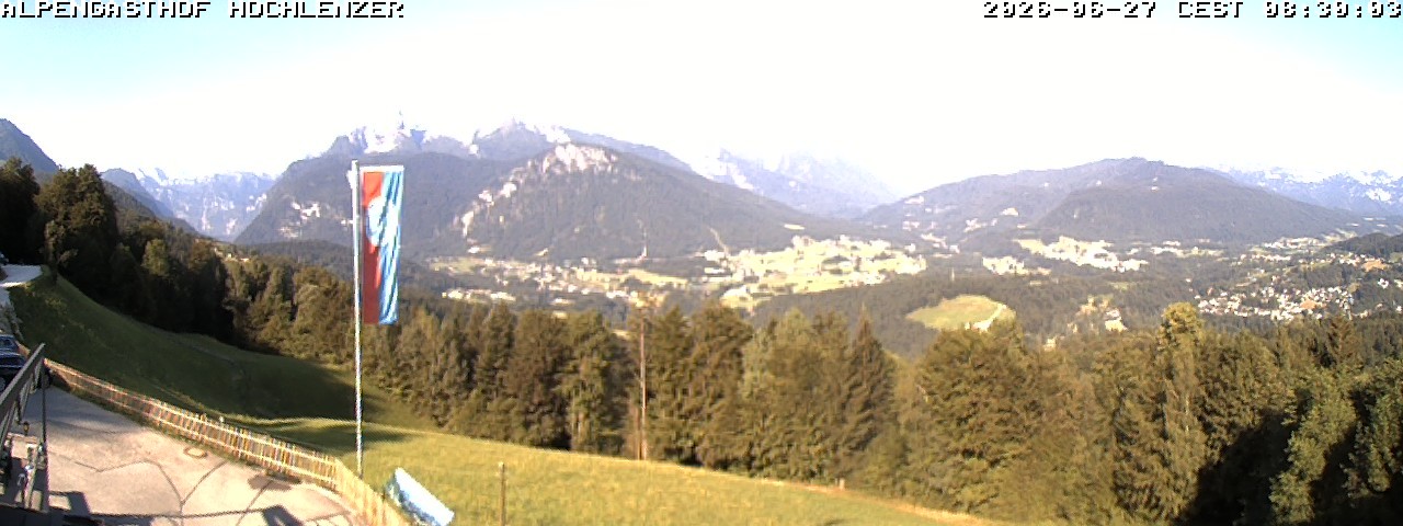 Archiv Foto Webcam Schönau am Königssee: Alpengasthof Hochlenzer