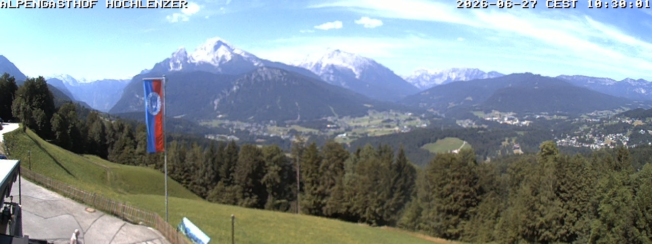 Archiv Foto Webcam Schönau am Königssee: Alpengasthof Hochlenzer