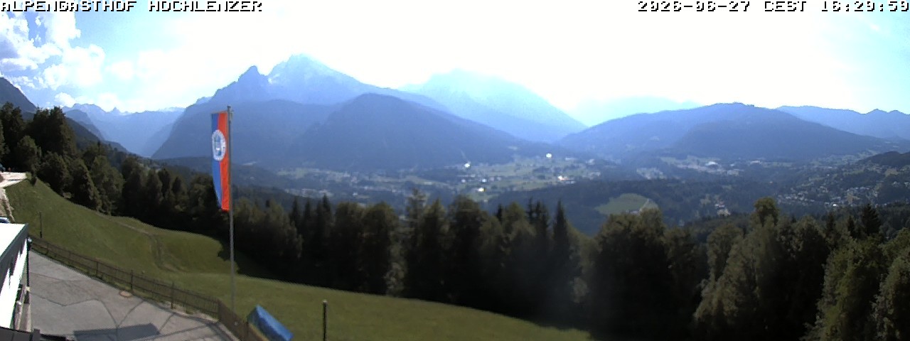 Archiv Foto Webcam Schönau am Königssee: Alpengasthof Hochlenzer