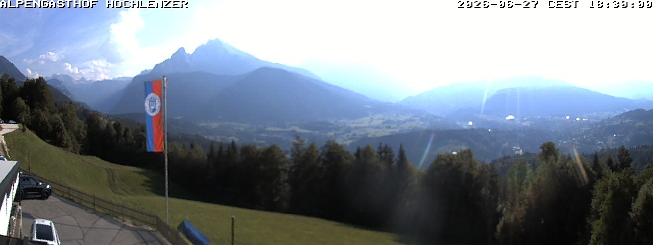 Archiv Foto Webcam Schönau am Königssee: Alpengasthof Hochlenzer