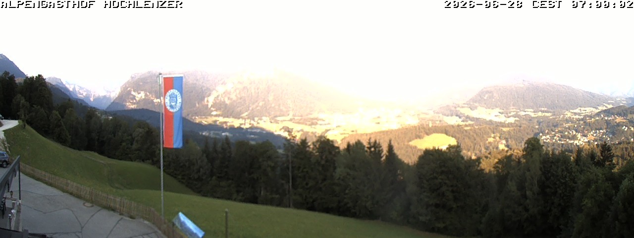 Archiv Foto Webcam Schönau am Königssee: Alpengasthof Hochlenzer