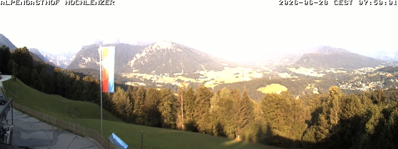 Archiv Foto Webcam Schönau am Königssee: Alpengasthof Hochlenzer