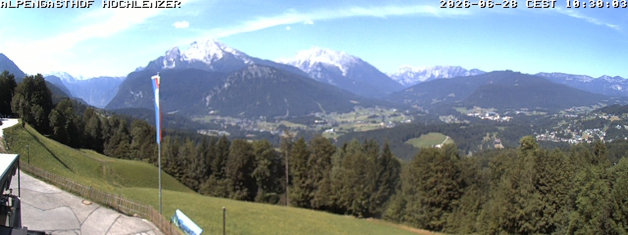 Archiv Foto Webcam Schönau am Königssee: Alpengasthof Hochlenzer