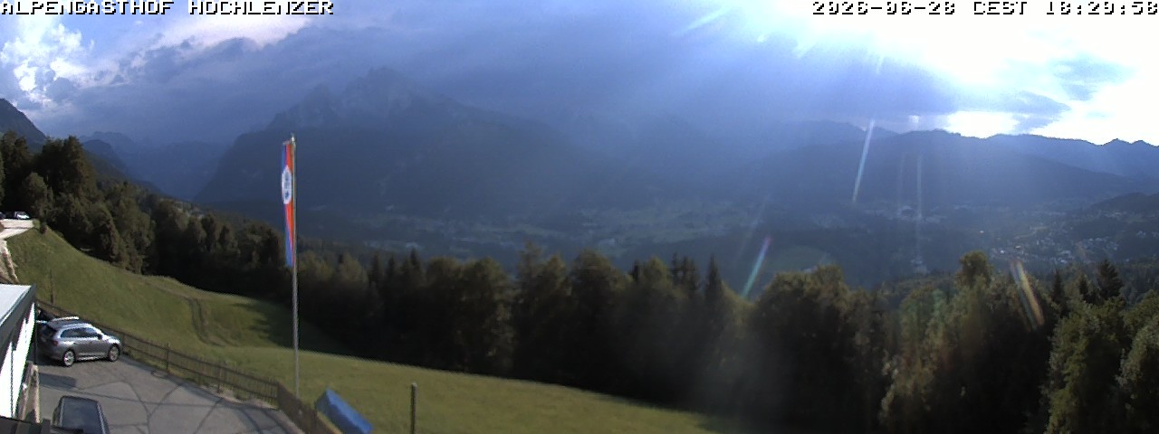 Archiv Foto Webcam Schönau am Königssee: Alpengasthof Hochlenzer