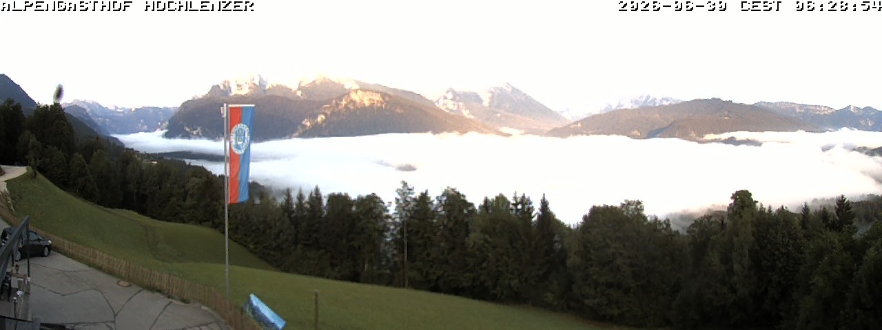 Archiv Foto Webcam Schönau am Königssee: Alpengasthof Hochlenzer